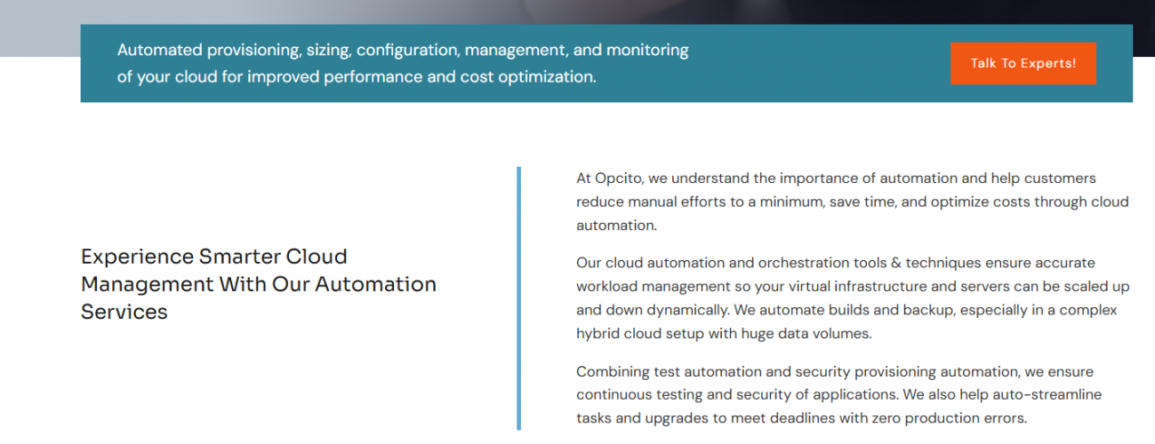 Cloud Security and Monitoring | Opcito Technologies screenshot 1