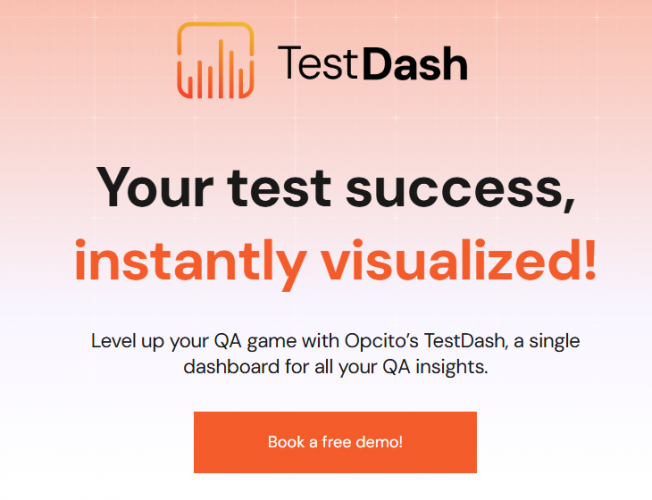 TestDash | Accelerators | Opcito Technologies screenshot 1