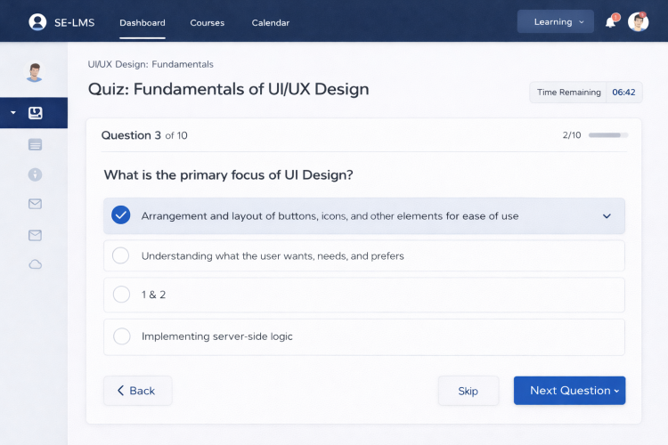 Learning Management System (LMS) screenshot 1
