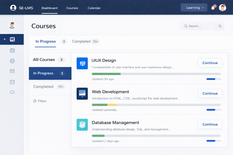 Learning Management System (LMS) screenshot 4