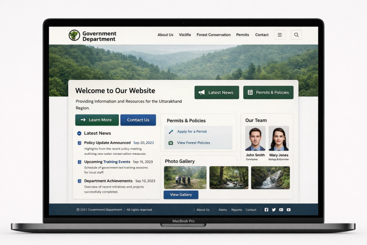 Government Website & Content Management System (CMS) screenshot 3