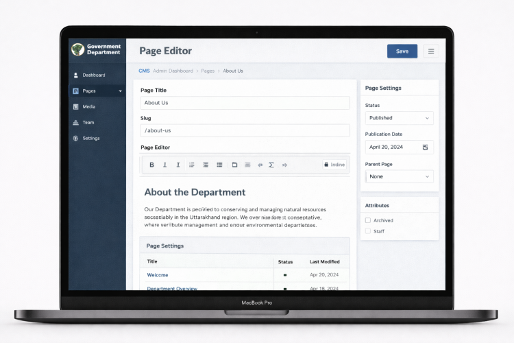 Government Website & Content Management System (CMS) screenshot 4
