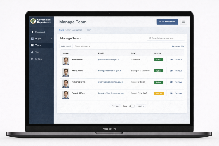 Government Website & Content Management System (CMS) screenshot 5