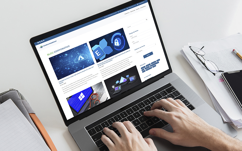 Web Site for Consulting Group screenshot 1