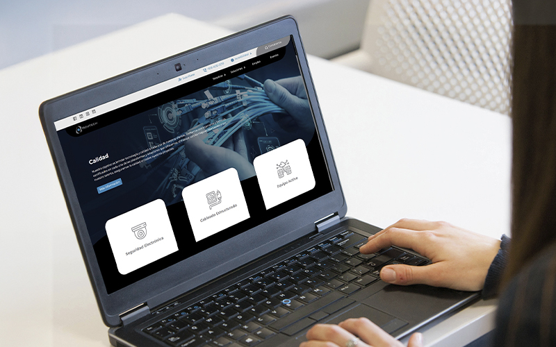 Web Site for Routech Latinoamericana screenshot 2