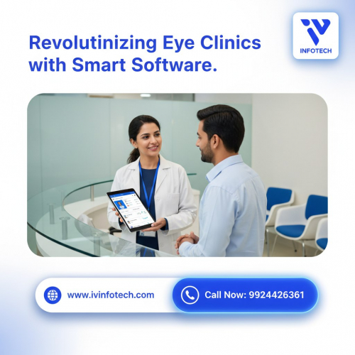 Custom Eye Care Hospital Management System: Web, Tablet & Mobile App Solution screenshot 1