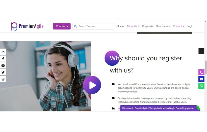 Online Course offering for Agile & Scrum screenshot 2