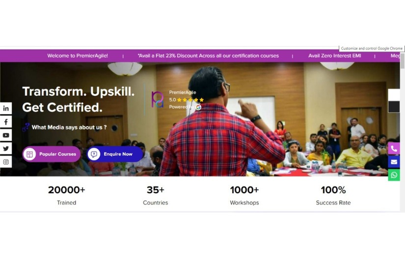 Online Course offering for Agile & Scrum screenshot 3