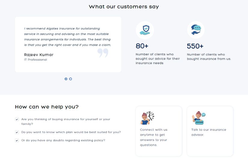 Algates Insurance screenshot 1