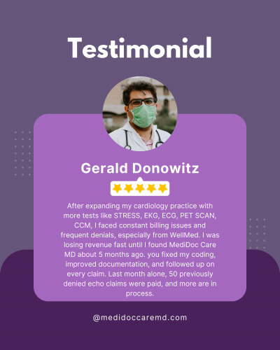 End to End Medical Billing & Revenue Cycle Optimization for Multi-Specialty Clinic (USA) screenshot 1