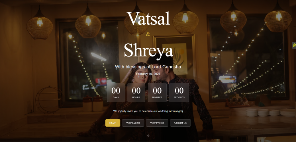 Digital Marriage Invitation Website screenshot 3