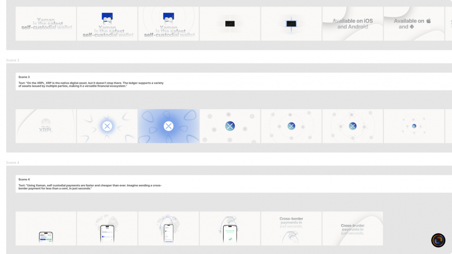 Web3 Motion Graphics Explainer Video for Crypto App | Xaman screenshot 3