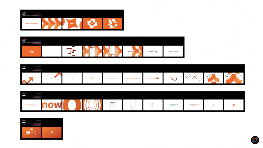 Global Service Explainer Video Ads for Ria Money Transfer screenshot 2