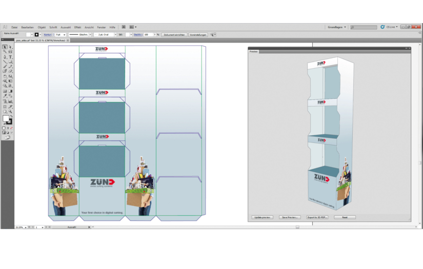 3D plug-in for Adobe Illustrator for the packaging industry screenshot 1