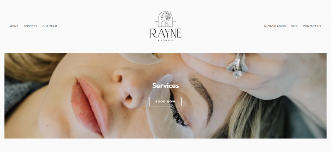 Rayne Aesthetic Spa: Where Beauty Meets Digital ✨💖🌿 screenshot 1