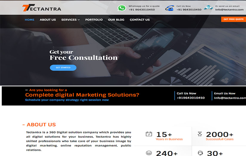 Creative Website Development & Digital Marketing Company in Us, Uk screenshot 1