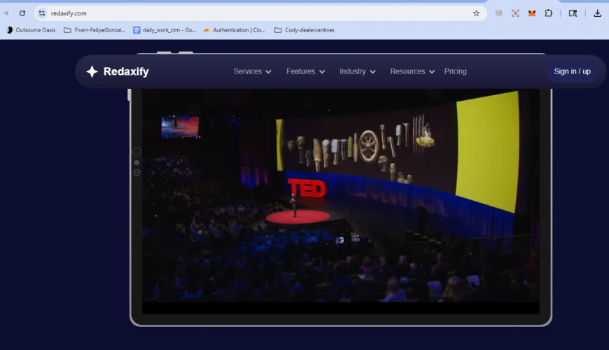 Video Analysis and Audio Video Redaction screenshot 3