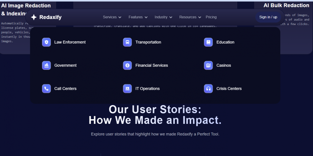 Video Analysis and Audio Video Redaction screenshot 1