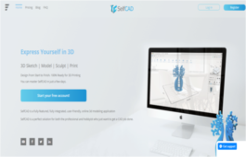 Online CAD/CAM Platform screenshot 1