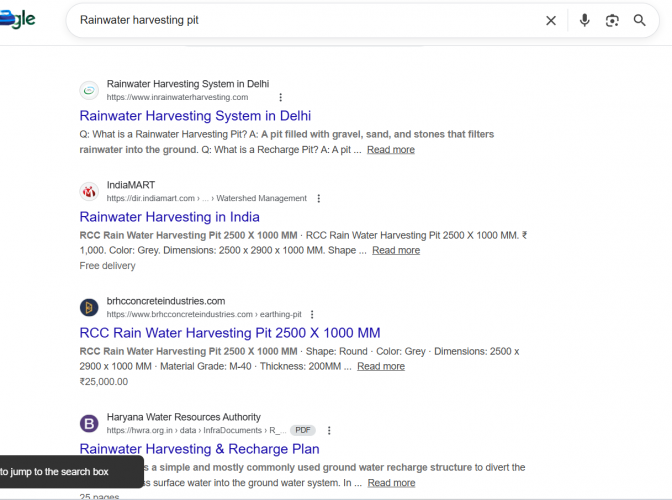 SEO Optimization Project for InRainWaterHarvesting screenshot 2