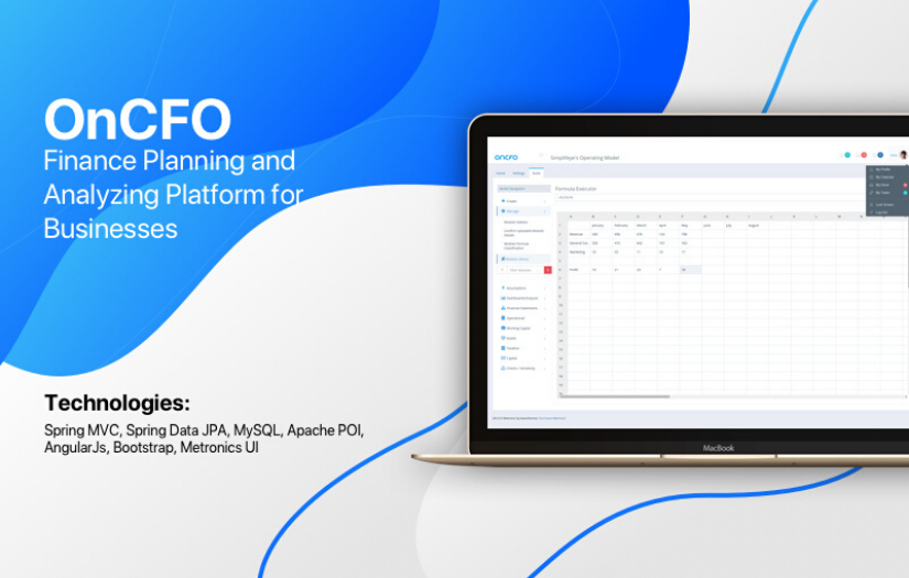 OnCFO | Finance planning and analyzing platform for businesses screenshot 1