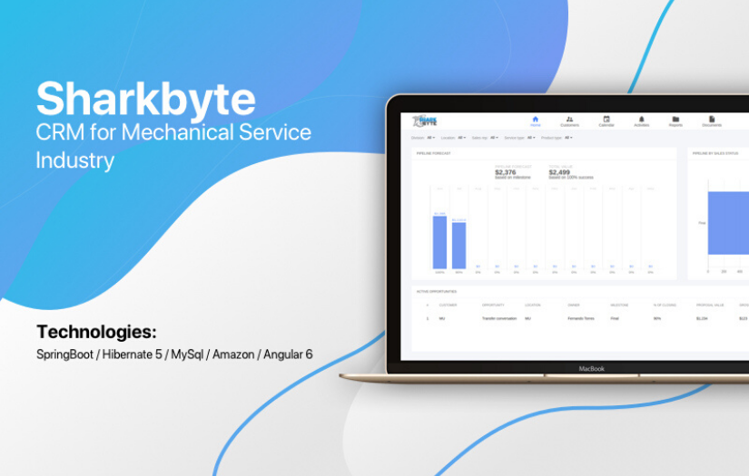 Shark-Byte | CRM for Mechanical Service Industry screenshot 1