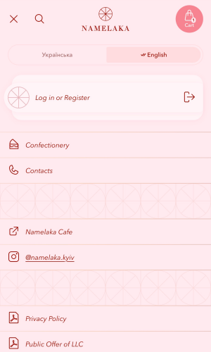 Online Pastry Shop & Brand Website screenshot 3