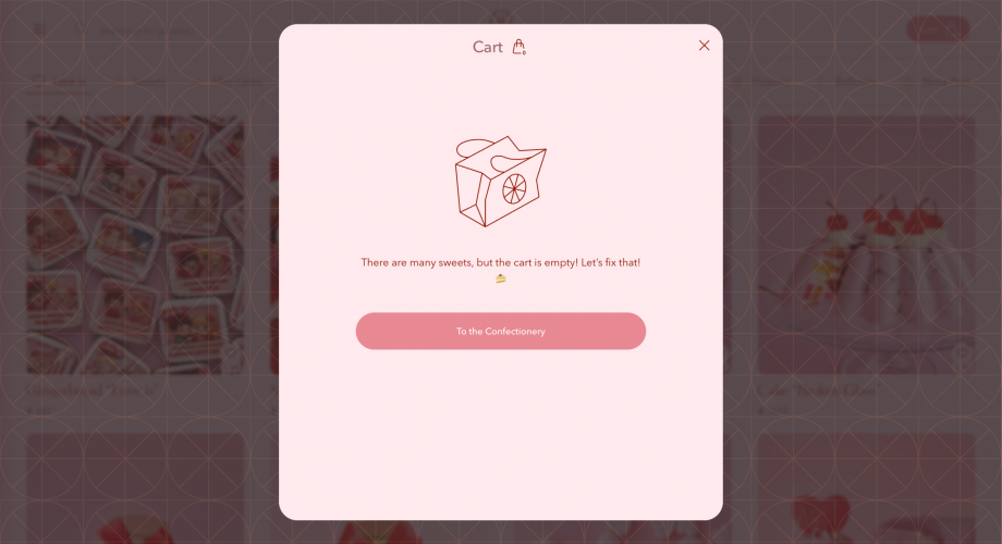 Online Pastry Shop & Brand Website screenshot 4