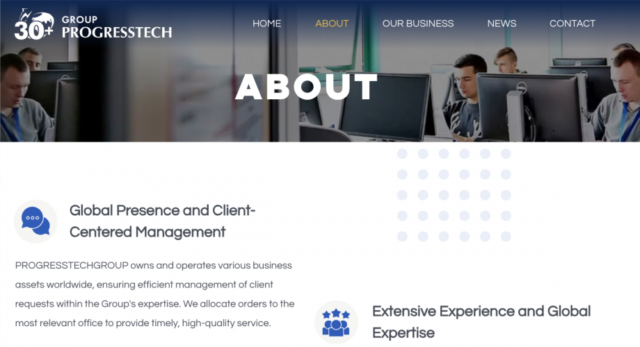 Progresstech-group screenshot 1