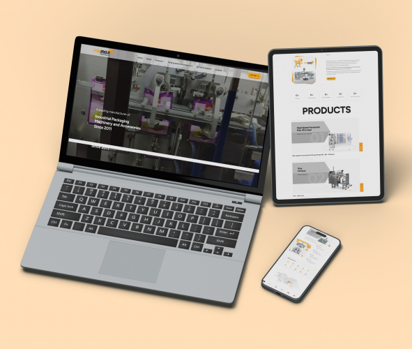 Minmax Packaging – Corporate Website Development screenshot 2