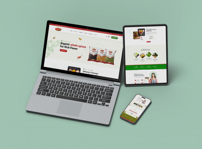 Ramapir Foods – Corporate Website Development screenshot 2