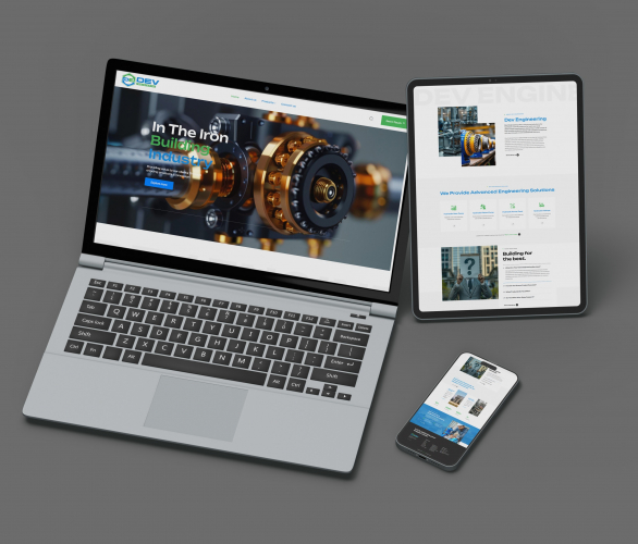 Dev Engineering India – Industrial Website Development screenshot 2