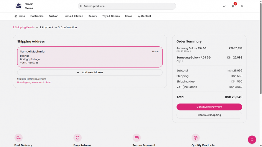 Shollic Stores screenshot 2