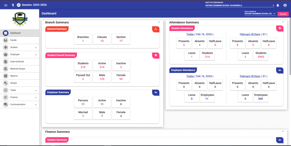 2X School ERP – Educational Institution Management screenshot 5