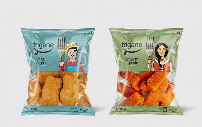 Frigane | Frozen Food Packaging Design & Brand Identity screenshot 2