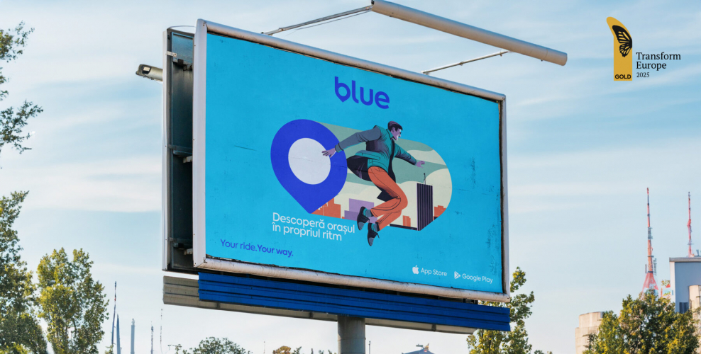 Blue |  Ride-Hailing App Branding & Visual Identity Design screenshot 3