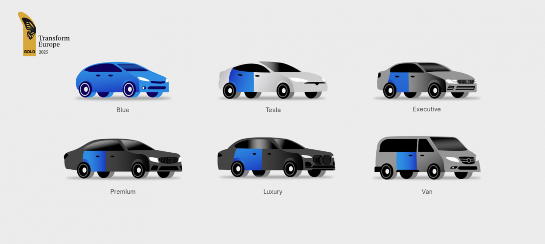 Blue |  Ride-Hailing App Branding & Visual Identity Design screenshot 1