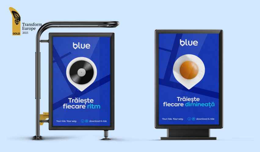 Blue |  Ride-Hailing App Branding & Visual Identity Design screenshot 5