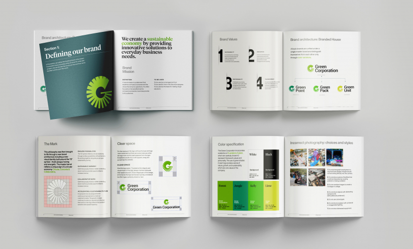 Green Corporation – Rebranding for Sustainability & Circular Economy screenshot 2