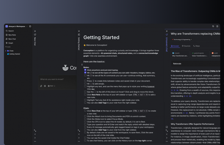 Conception: AI-Powered Knowledge App screenshot 2