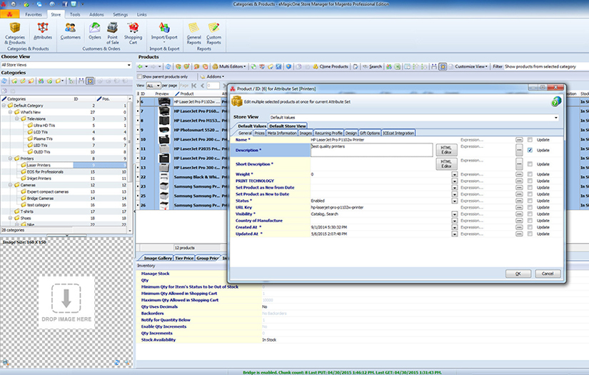 Store Manager for Magento screenshot 1