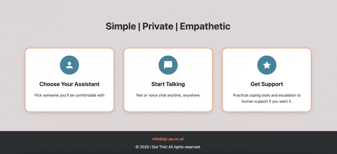 AI Mental Health Assistant MVP on AWS Bedrock screenshot 1