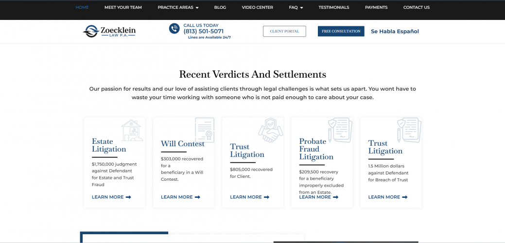 Tampa Probtate Attorneys screenshot 2