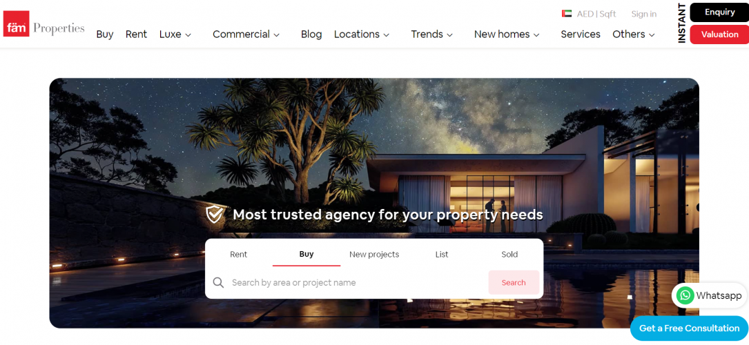 Fam Properties screenshot 1