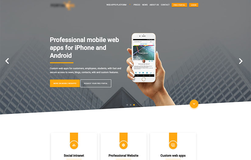Portal CMS screenshot 1