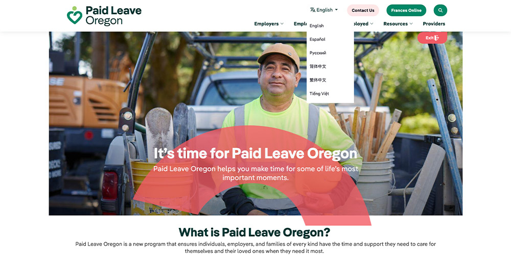 Paid Leave Oregon & The Oregon Employment Dept. screenshot 1