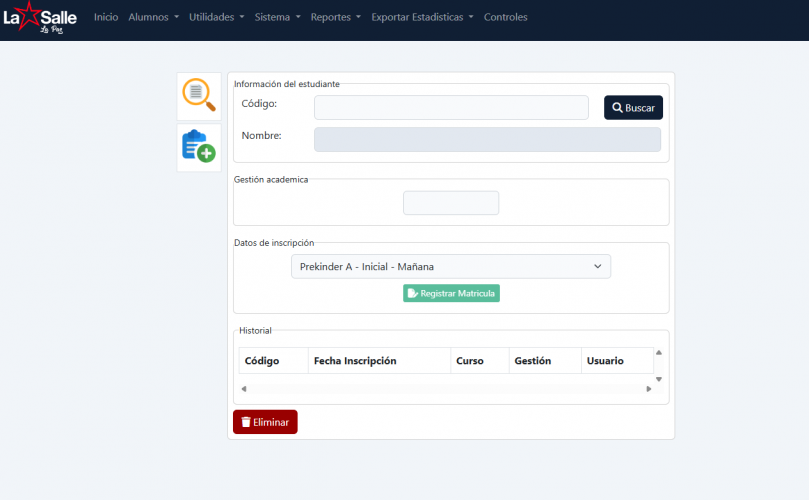 Sistema Académico La Salle screenshot 4