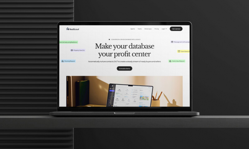RealScout Website and Rebrand screenshot 1