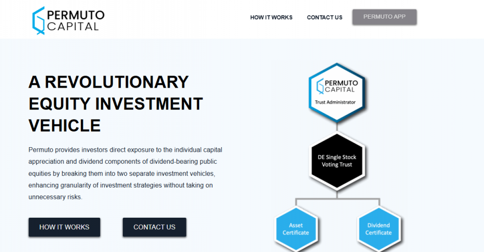 Permuto Capital – A Revolutionary Equity Investment Vehicle screenshot 3
