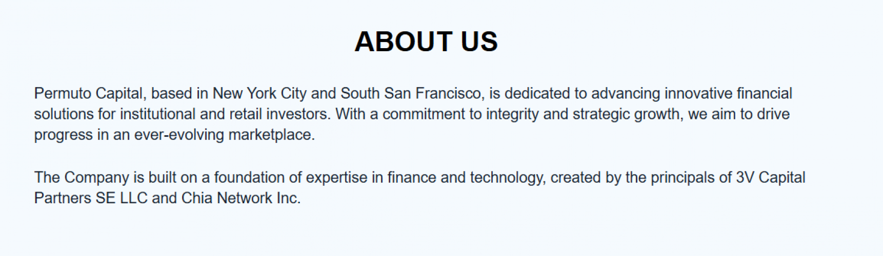 Permuto Capital – A Revolutionary Equity Investment Vehicle screenshot 4